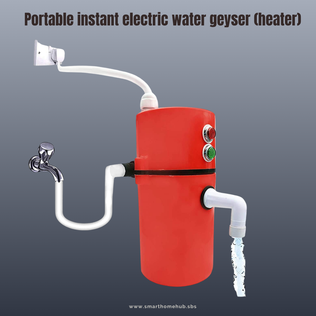 Portable instant electric water geyser (heater)