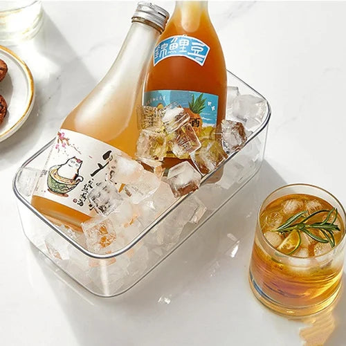 Ice Cube Tray with Lid 2 Layer
