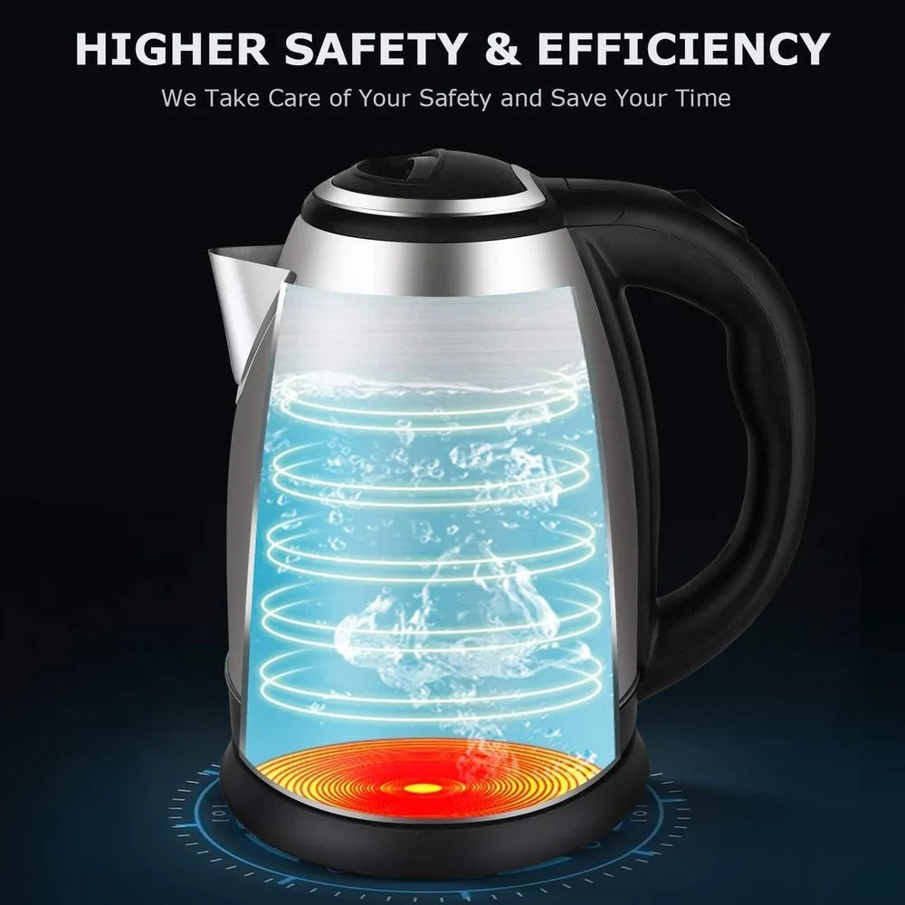 2 L Stainless Steel Electric Kettle: 2.0 Liter